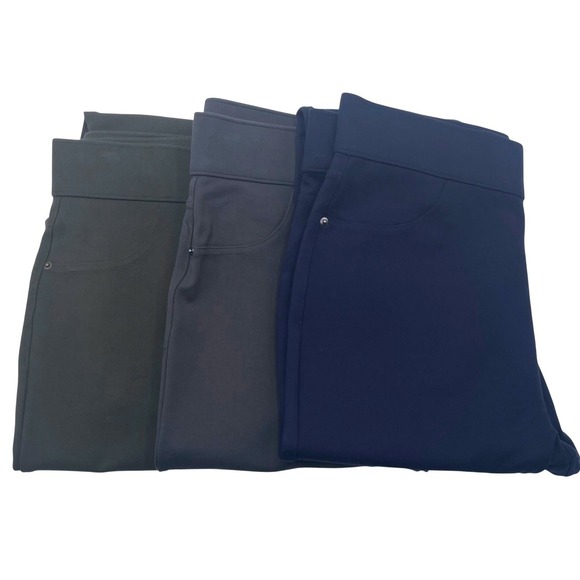 SPANX Pants - Spanx The Perfect Pant Slim Skinny Ankle Bundle Navy Grey Olive Green Large
